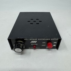 MFJ-451 Morse Keyboard Keyer Ham Radio CW Interface Black Tested and Powers On