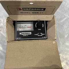 BRAND NEW OLD STOCK OPEN BOX Vintage Siltronix Mini Meter Model SWR-11