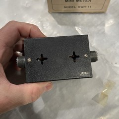 BRAND NEW OLD STOCK OPEN BOX Vintage Siltronix Mini Meter Model SWR-11