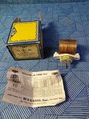 BUD OLS-80 Meter Oscillator-Buffer Coil 50 Watts Variable Center Link –