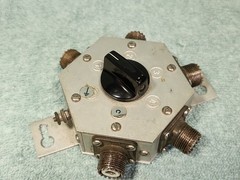 Heathkit HD-1234 Heavy-Duty 4 Position Ham Radio CB Coax Antenna Switch w/brackt