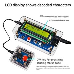 Radio Portable CW Morse Code Decoder Keyer Interpreter DIY Electronic Component