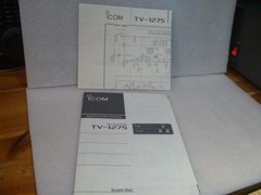 Icom TV-1275 ATV Adapter Manual Original.