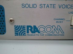 RACOM SOLID STATE VOICE STORAGE UNIT MODEL 1600