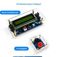CW Trainer Morse Code Decoder Keyer Interpreter DIY Electronic Component Kit