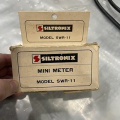 BRAND NEW OLD STOCK OPEN BOX Vintage Siltronix Mini Meter Model SWR-11