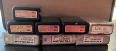 Lot Of 8 Motorola Micor MSR Crystal Elements VHF and Low Band