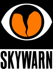 Ham Radio Sticker – Skywarn Eye – 4-1/2″ x 3-1/2″ Durable for Laptop Car Outdoor