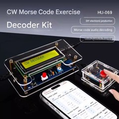 CW Trainer Morse Code Decoder Keyer Interpreter DIY Electronic Component Kit