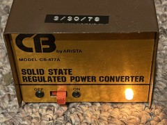 Vintage Arista Solid State Power Converter Regulated CB-477A 13.8V DC Tested