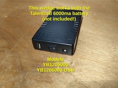 QMX / Talentcell 6000ma wedge – integrate the radio and battery for operating!