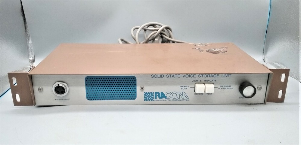 RACOM SOLID STATE VOICE STORAGE UNIT MODEL 1600