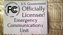 Ham Radio Placard, Amateur Radio Card for lockdowns and road blocks for your car