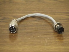 Cobra 4 Pin Round To Kenwood 4 Pin Round Microphone Adapter