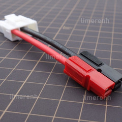 3-pin 14AWG Power Cable Adapter Plug for Anderson Icom 703 IC-703 plus IC-R8600