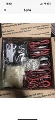 KIT TO BUILD 50 Replacement Icom & Kenwood 6 Pin Power Cable 5ft long 12 Guage