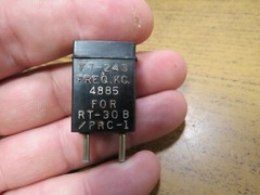 FT-243 Crystal For RT-30B / PRC-1 Freq 4885 #17