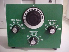1C5GT PENTODE AM BDCST/SHORTWAVE RADIO (535 to 1650 khz am + 5.5 to 17.5 mhz )