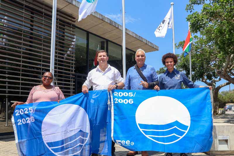 WESSA announces 2025/26 Blue Flag Beaches