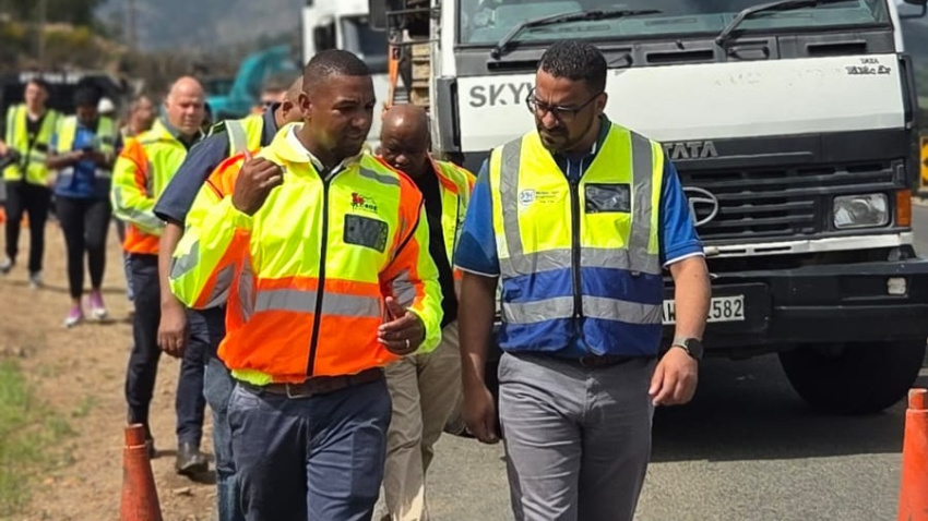 Major progress on road upgrades between Oudtshoorn and George