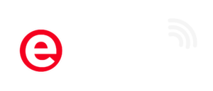 eRadio New Logo 2026 HD All White
